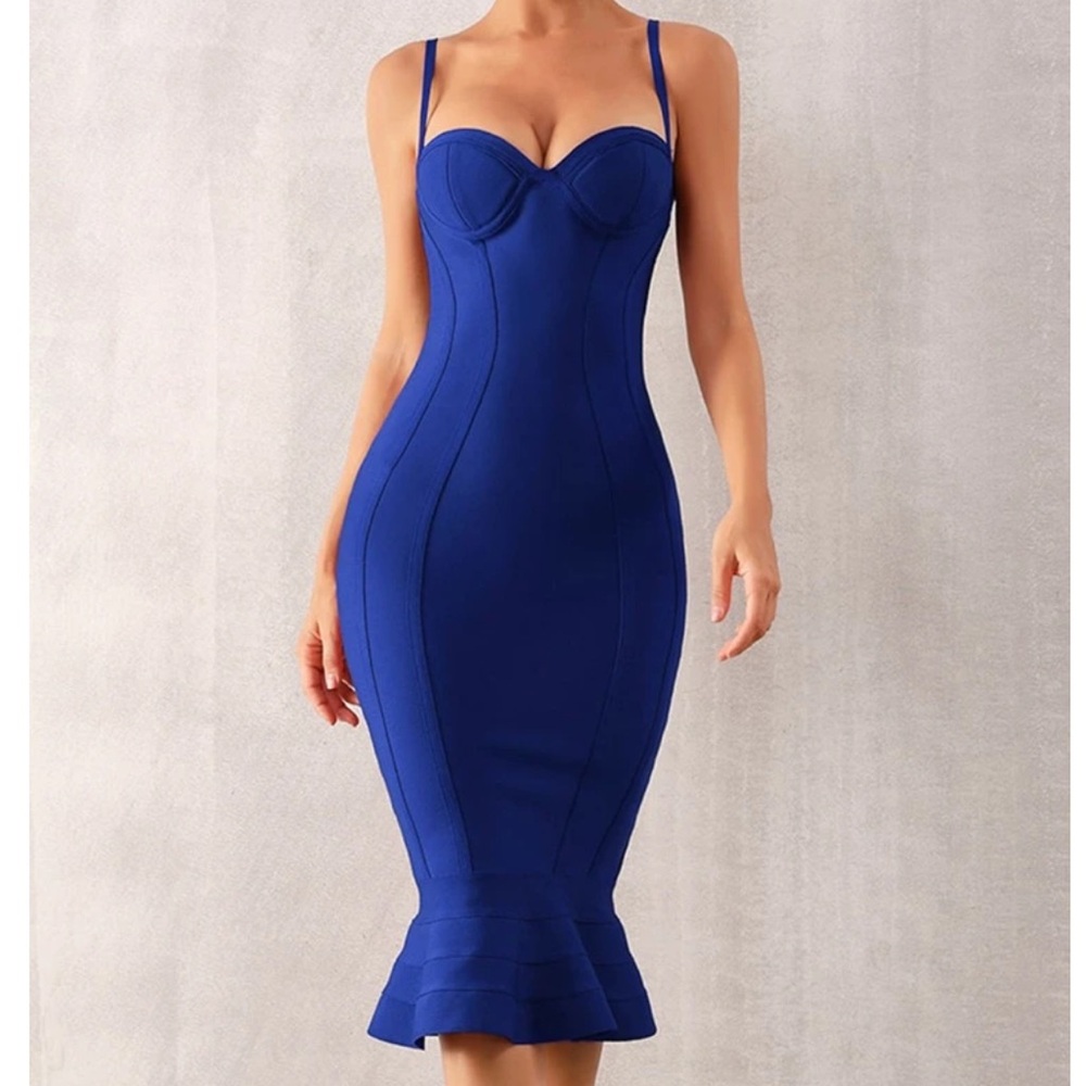 Blue mermaid dress